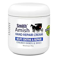 6oz Hand Repair Cream - Moisturizing Formula with Glycerin, Lavender, Calendula - Soothes, Revitalizes, and Nourishes Dry, Rough Hands - Ultimate Hydration and Repair Solution