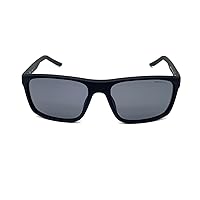 Nike Men's Modern Standard Sunglasses, 011 Matte Black Polar Gre, 58