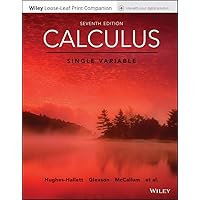 Calculus: Single Variable Calculus: Single Variable Loose Leaf Paperback