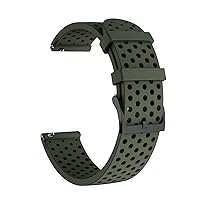 Silicone Watchband Strap for Xiaomi GTR 42mm/GTS 3/GTS2 Mini/GTS 2e Bracelet Band 20mm Sport Wristband Correa Belt (Color : Army Green, Size : for Amazfit GTS 3)