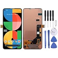 Cell Phone LCD Display OEM LCD Screen for Google Pixel 5A 5G 2021 with Digitizer Full Assembly (Black) Replacement Part