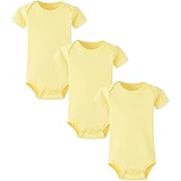Enfants Chéris Baby Bodysuit Short Sleeve Onsies Newborn-24 Months Pack of 3