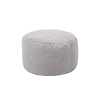 Small Round Beanbag Sofas Cover Waterproof Gaming Bed Chair Seat Bean Bag Solid Lounger Chair Sofa Cotton Linen ( Color : C , Size : 20x32cm )