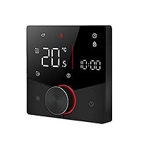 WiFi Smart Heating Thermostat Digital Temperature Controller Mobile Phone APP Control Touchscreen LCD Display Weekly Programmable Thermostat Anti-Freeze for Home School Office Hotel Smart Life APP