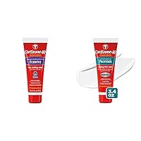 Maximum Strength Intensive Healing Lotion for Eczema, 1% Hydrocortisone, 3.5 oz. & Anti-Itch Lotion for Psoriasis 3.4 oz., Maximum Strength 1% Hydrocortisone
