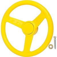 Swing Set Stuff Steering Wheel (Yellow) with SSS Logo Sticker
