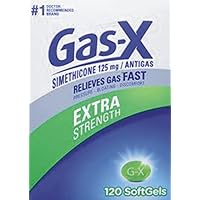 Gas-X Brand Extra Strength Gas Relief 120 Softgels