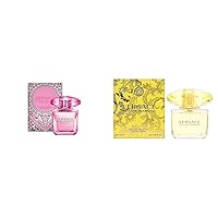 Versace Bright Crystal Absolu Eau de Perfume Spray, 3.0 Ounce & Yellow Diamond for Women 3.0 oz Eau de Toilette Spray
