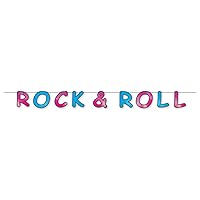 Glittered Rock & Roll Streamer Party Accessory (1 count) (1/Pkg)