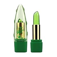 Body Loves Beauty Aloe Vera Gel Color Changing Lipstick: Moisturizing & Long-Lasting (6, Green)
