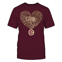 FanPrint Bethune-Cookman Wildcats - Love - Tree Heart Galaxy Gift T-Shirt