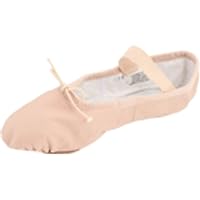 Bloch girls Bloch Girl's Dansoft Ii Leather Split Sole Ballet Shoe/Slipper dance shoes, Pink, 11 Little Kid US