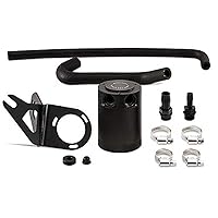 Mishimoto MMBCC-STNGR-18PBE Baffled Oil Catch Can, PCV Compatible With Kia Stinger GT 2018+ Black