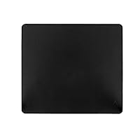 Dark Matter by Monoprice Launch Gaming Mouse Pad - Black Premium Micro-Woven Cloth, 450x400mm, Anti-fray Stitched Edges, Plush 2mm Thickness, Optimized for Both Optical and Laser Sensors