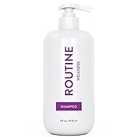 Shampoo for Stronger Hair - Vegan, All Natural Biotin Shampoo with Nourishing Oils and Vitamins - Rose Hips - 14oz