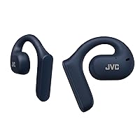 JVC Nearphones Open Ear True Wireless Headphones with 16mm Large Drivers for Powerful Sound, Single Ear use, and Long Battery Life (up to 17 Hours) - HANP35TA (Blue)