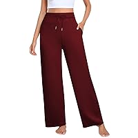 Women's Wide Leg Pants for Woman Work Business Casual High Waisted Dress Pants Lounge Trousers Office Palazzo Pants