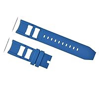 Ewatchparts 26MM RUBBER WATCH STRAP COMPATIBLE WITH INVICTA RUSSIAN DIVER 1196 1800 1959 11880 BLUE