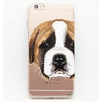 ST. Bernard Clear TPU Cell Phone Case for iPhone 7 Plus