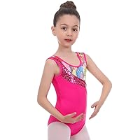 LIUHUO Children's Sequined Gym Clothes Girls Fashionable Foreign Dance Clothes Thin One-piece Training Clothes
