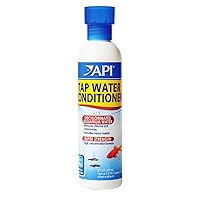 API TAP WATER CONDITIONER Aquarium Water Conditioner 8-Ounce Bottle, White (52A),8 oz