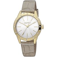 Esprit Gold Analog Watch, Beige, Analog Watch