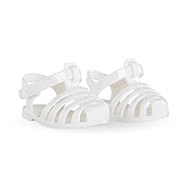 Corolle White Sandals Baby Doll Outfit Accessory - Mon Grand Poupon Clothes and Accessories fit 14