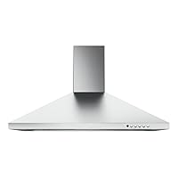CLPL36SSV 36 Classica Plus Wall Range Hood with Variable Air Management System Two Level LED Lights Backlit Electronic Controls 4 Speeds Auto Shut Off and Intensive Speed in Stainless Steel