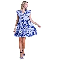Umgee USA Floral Print Tiered Dress