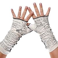 Alice in Wonderland Writing Gloves
