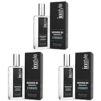 Instyle Fragrances - Eternity - Cologne for Men - Never Tested on Animals - 3.4 Fluid Ounces(Pack of 3)