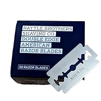 Made in U.S.A. Double Edge Safety Razor Blades - Pack of 50