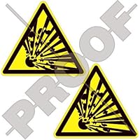 EXPLOSIVE Warning Safety Sign Explosion Danger 3