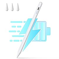 Stylus Pen for iPad 9th & 10th Generation - 10Mins Faster Charge Compatible for iPad 6-10 Gen, iPad Air 3-5, iPad Mini 5/6, iPad Pro 11