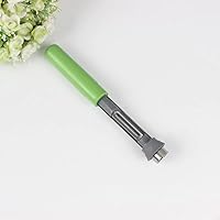 Stainless Steel Fruit Corers, Premium Apple Corer Remover Tool, 2 in1 Fruit and Vegetable Corer Tool, Easy to Use Core Pit Seed Remover Fruit Peeler for Removal Kitchen Food Gaget (Green+Grey)