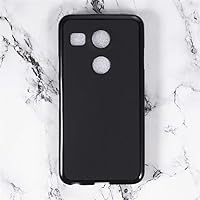 LG Nexus 5X Case, Scratch Resistant Soft TPU Back Cover Shockproof Silicone Gel Rubber Bumper Anti-Fingerprints Full-Body Protective Case Cover for LG Nexus 5X (Black)