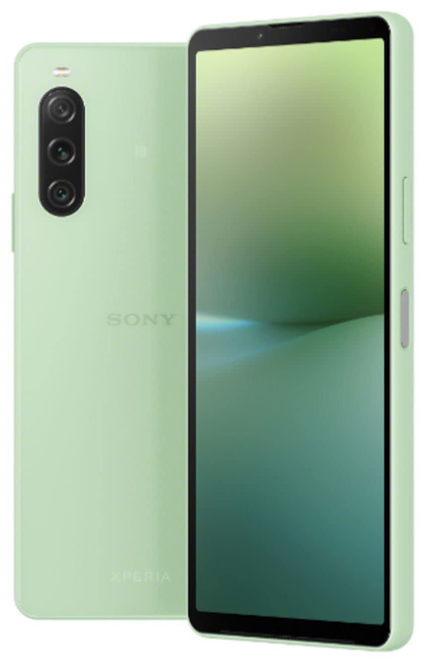 Sony Xperia 10 V XQ-DC72 5G Dual 128GB 8GB RAM Factory Unlocked (GSM Only | No CDMA - not Compatible with Verizon/Sprint) NGP Wireless Charger Included, Global - Green