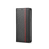 Wallet Case for Samsung Galaxy S21 Ultra (2021) 6.8 Inch, Carbon Fiber Pattern PU Leather Folio Flip Holster Phone Cover [Card Holder],A