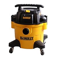 DEWALT DXV06P 4 Peak HP Shop Vacuums, 6 Gallon Poly Wet/Dry Vac, Heavy-Duty Shop Vacuum with Blower Function Yellow+Black