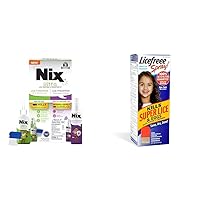 Nix Lice Treatment Kit with Licefreee Head Lice Spray, Comb