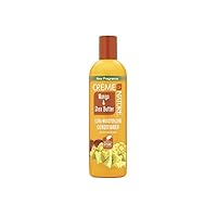 Creme of Nature Conditioner with Mango & Shea Butter, Ultra Moisturizing for Dry Dehydrated Hair, 12 Fl Oz (Pack of 1)
