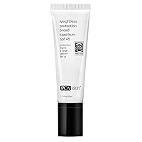 PCA SKIN Weightless Protection Broad Spectrum SPF 45 - Oil-Free Hydrating Face Sunscreen with 8.4% Zinc Oxide for Acne-Prone/All Skin Types (1.7 fl oz)