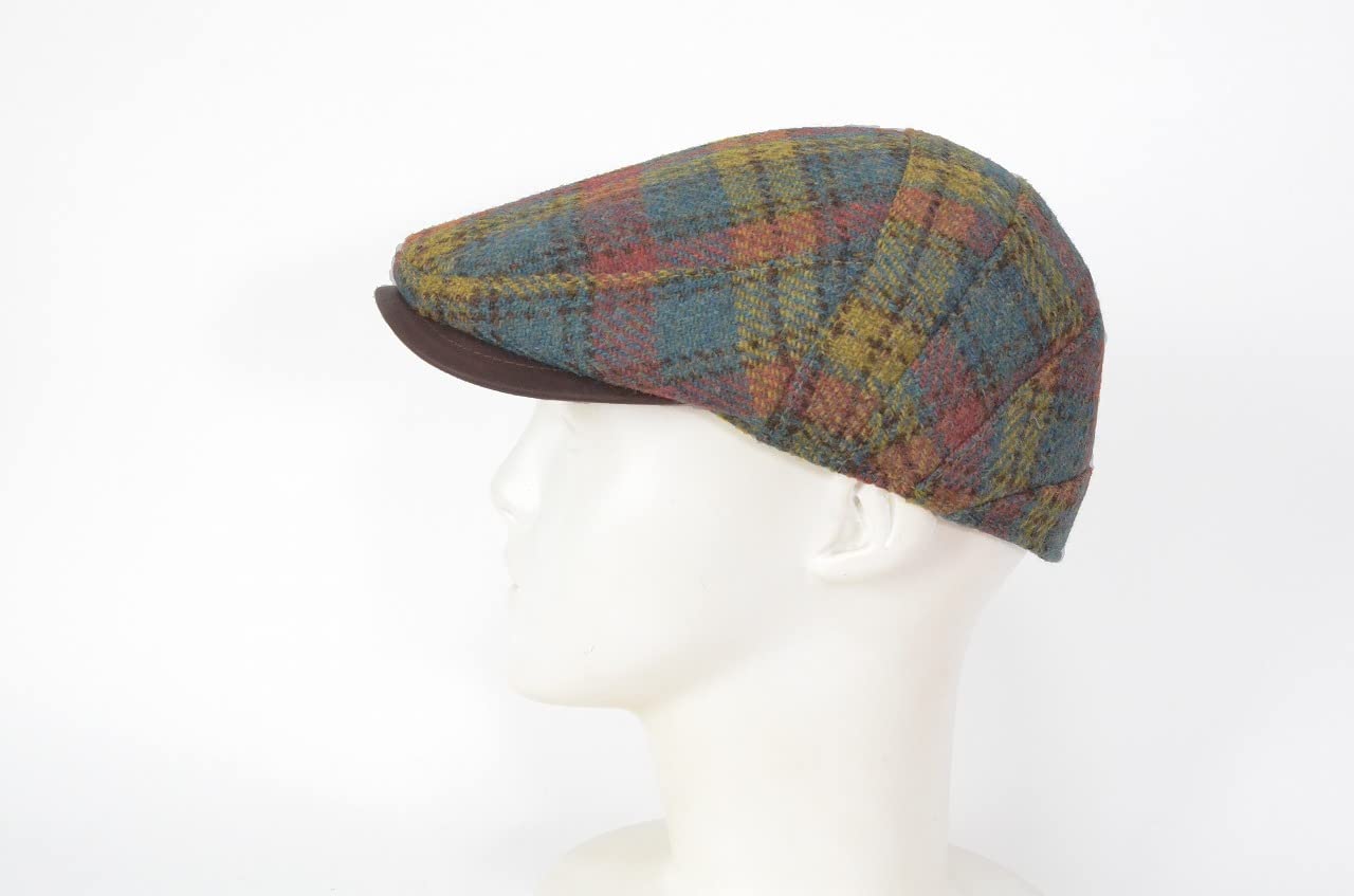 Harris Tweed RE-H-2110124-YELLOW Harris Tweed Hat, Men's, Women's, RETTER Letter, Mix Size, Large Size, Made in Japan, Size Adjuster Included