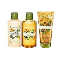Yves Rocher Les Plaisirs Nature Energizing Mango and Coriander for Body (Set)