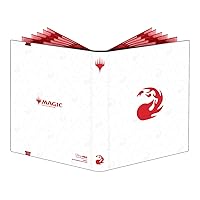 Ultra PRO - Mana 8 9-Pocket PRO-Binder - Mountain for Magic: The Gathering, Holds & Protects 360 Standard Sized Cards, Collector's Edition Durable Trading Premium Leatherette Secure Pocket Binder