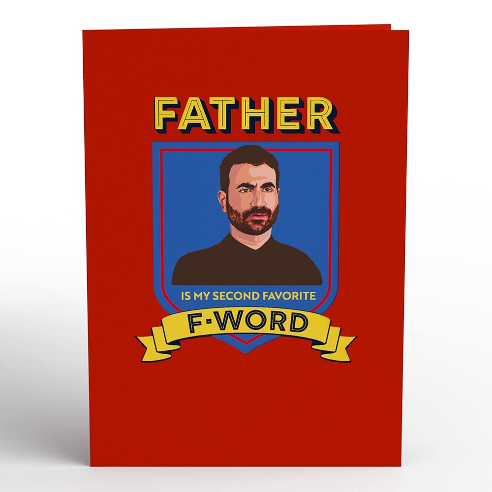 Lovepop Ted Lasso Happy Father's Day Pop-Up Card, 5 X 7”, Funny Card for Husband or Dad, Greeting Card with Envelope