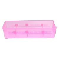 Happyyami Box Storage Case for Hospital Infusion Bottle Holder Medical Container Plastic Pink
