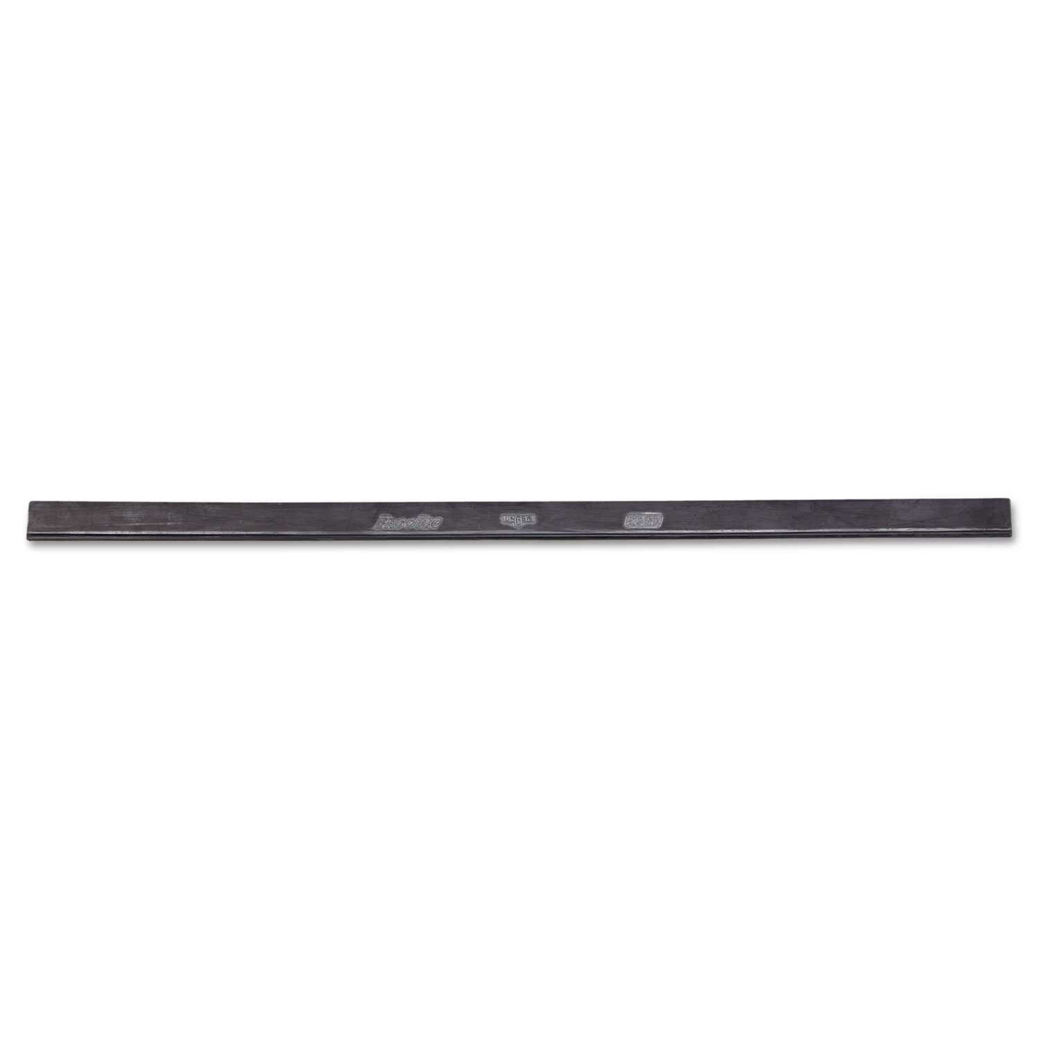Unger Rt45 Ergotec Replacement Squeegee Blades, 18" Wide, Black Rubber, Soft, 12/Pack