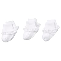 Jefferies Socks Baby-Girls 3 Pair Pack Simplicity Lace Socks