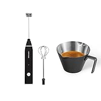 Powerful Handheld Milk with Espresso Measuring Cup